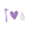 Beatifufu 3pc Random Color Bikini Shaver for Women Hair Removal Ladies Trimmer Smooth Plastic Material view 1