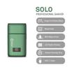 CaliberPro Solo Single Foil Professional Shaver with Digital Display  Cordless, IPX4 Waterproof, USB-C Rechargeable, Long-Lasting Performance, Green view 2