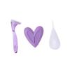 Ipetboom Ladies Trimmer Set 3pc Bikini Shaver Kit Plastic Razor Hair Removal Tool for Bikini Body Underarm Random Color view 1