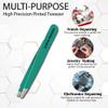 Delta Tweezer Eyebrow Tweezers for Women Facial Hair Pinzas Para Cejas Professional Stainless Steel Ingrown Facial Hair Removal Tweezer Men & Beauty & Personal Care Tools (1, Green) view 4