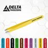 Delta Tweezer Eyebrow Tweezers for Women Facial Hair Pinzas Para Cejas Professional Stainless Steel Ingrown Facial Hair Removal Tweezer Men & Beauty & Personal Care Tools (1, Yellow) view 3