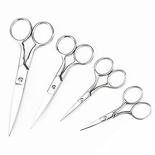 Stainless Steel Nose Hair Scissors Ear Trimmers Cut Beauty Tool,3.5 Inch