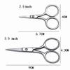 Stainless Steel Nose Hair Scissors Ear Trimmers Cut Beauty Tool,3.5 Inch view 2
