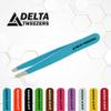 Delta Tweezer Eyebrow Tweezers for Women Facial Hair Pinzas Para Cejas Professional Stainless Steel Ingrown Facial Hair Removal Tweezer Men & Beauty & Personal Care Tools (1, Blue) view 3