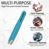 Delta Tweezer Eyebrow Tweezers for Women Facial Hair Pinzas Para Cejas Professional Stainless Steel Ingrown Facial Hair Removal Tweezer Men & Beauty & Personal Care Tools (1, Blue) view 4