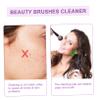 FRCOLOR 6pcs Silicone Makeup Brush Cleaner Mat Brush Cleaning Pad Reusable Beauty Cleaner for Travel view 3
