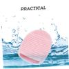 FRCOLOR 6pcs Silicone Makeup Brush Cleaner Mat Brush Cleaning Pad Reusable Beauty Cleaner for Travel view 4