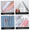 2PCS Toe Gap Cleaning Brush Long Handle,15.7 Inch Soft Silicone Shower Foot Scrubber,Hanging Foot Brush with Hole, Easy to Clean Foot Washer for Shower Seniors,Elderly,Men and Women,Toe Cleaning Brush view 4
