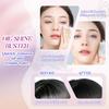 BOROLA 3-in-1 Bamboo Charcoal Oil Blotting Paper Set for Face 100 Sheets Oil Absorbing Sheet with Portable Mirror & Adhesive Makeup Puff, Blotting Paper for Oily Skin, Design for Men & Women(Purple) view 3