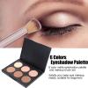 Eyeshadow Palette, Highly Pigmented Eye Makeup Palette, 6 Colors Matte Eye Shadow Eyeshadow Pallet Cosmetics Kit, Long Lasting view 2