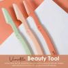 SNS Collections Eyebrow Razor - Premium Facial Hair Remover for Women, Smooth Dermaplaning Tool, Gentle & Safe, Stainless Steel, Compact Design for Travel & Daily Use (3-Pack) view 3