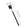 BIUDECO 2pcs Professional Eyebrow Lash Comb Wooden Handle Double Use Makeup Tool Eyebrow Brush Lash Curlers view 2