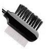 BIUDECO 2pcs Professional Eyebrow Lash Comb Wooden Handle Double Use Makeup Tool Eyebrow Brush Lash Curlers view 4