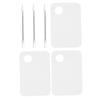 Ipetboom 3sets Acrylic Palette Set Makeup Mixing Palette for Nail Art Spa Tools Diy Foundation Pigment Mixing view 1