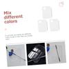 Ipetboom 3sets Acrylic Palette Set Makeup Mixing Palette for Nail Art Spa Tools Diy Foundation Pigment Mixing view 3