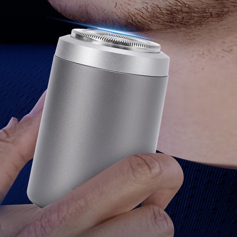 Electric Foil Shaver for Men, Compact Water Proof Rechargeable Beard Trimmer, Portable Travel Electric Shaver, Mini Shavers for Face Beard