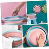 Anneome Foot Soaking Tub Practical Washbasin Bucket Collapsible Foot Bath Basin for Nail Treatment view 4