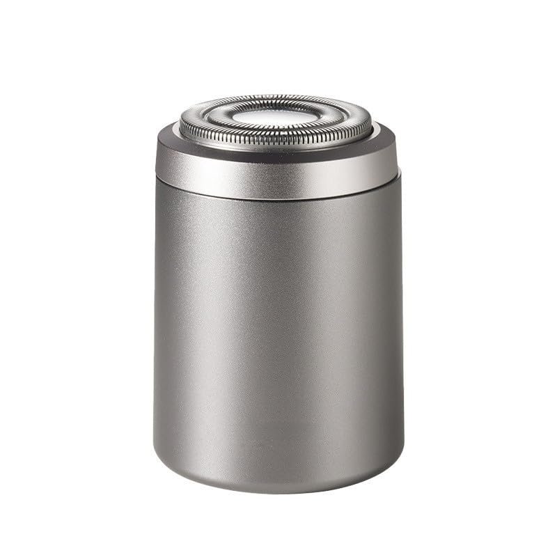 Mini Electric Shaver, Compact Face Shaver, USB C Rechargeable Electric Shaver for Men, Water proof Powerful Men's Shaver, Portable Beard Trimmer for Home Car Travel, Silver