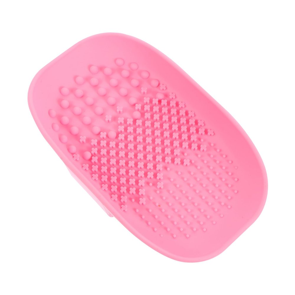 FOMIYES Makeup Brush Cleansing Mats Silicone Brush Cleaning Pad Makeup Tool Cleaner for Face Brow