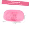 FOMIYES Makeup Brush Cleansing Mats Silicone Brush Cleaning Pad Makeup Tool Cleaner for Face Brow view 2