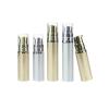 10 pcs Luxury 5ml 10ml Empty Airless Vacuum Pump Bottle Gold Silver Refillable Bottles for Travel Container(Silver,10ml) view 1