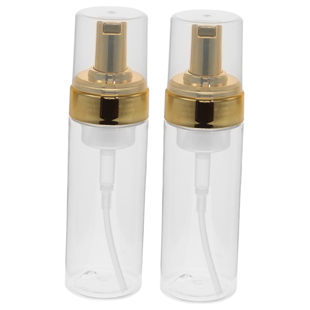 2Pcs 150ml Plastic PET Pump Bottle for Travel and Daily Use