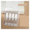 1 Set 4pcs 5-15ML Clear Empty Refillable Airless Vacuum Pump and Spray Portable Bottle Set Sample Packing for Toiletries(5ml Lotion bottle x4) view 2