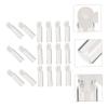 HAPINARY Cosmetic Sub Bottle 100pcs Mini Perfume Bottles with White Plastic Rod Cap for Essential Oil view 2