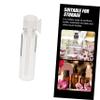 HAPINARY Cosmetic Sub Bottle 100pcs Mini Perfume Bottles with White Plastic Rod Cap for Essential Oil view 3