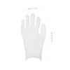 FOMIYES 15 Pairs White Cotton Gloves for Moisturizing Gloves for Dry Hands Men's Women's Inspecting Gloves view 2