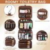 3-in-1 Personalized Toiletry Bag for Men and Women, Waterproof PU Leather Travel Dopp Kit, Large Hanging Travel Organizer Bag, Gifts for Your Family view 4