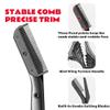 DINNAT Stainless Steel Eyebrow Trimmer Scissor With Comb, Eyebrow Trimmers, Professional Precision Eyebrow Trimmer, Eyebrow Trimmer Scissors with Combs, A Must-have Makeup Tool (Black) view 2