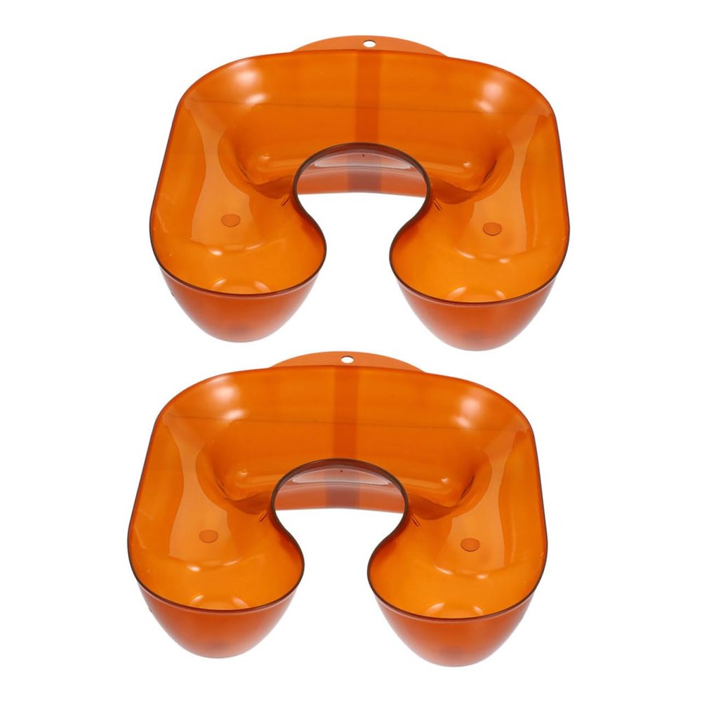 FOMIYES 2pcs Multifunctional Hairdressing Neck Tray Hair Dye Perm Tray for Salons and Home Use Easy to Clean Shoulder Support for Hair Stylists