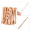 AUTSUPPL 100pcs Wooden Wax Applicators for Hair Removal Lightweight Oval Top Wax Sticks for Body and Nose Waxing Safe and Smooth Surface for Spa and Home Use view 3