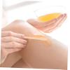 FOYTOKI 100 Wooden Applicators for Hair Removal Smooth Safe for Sensitive Areas for Nose Eyebrows Body Easy to Use and Carry view 3