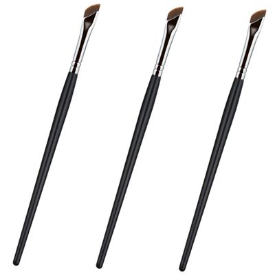 PLAFOPE 3pcs Complete Makeup Kit Brush Liner for Beginners Professionals Soft Faux Bristles