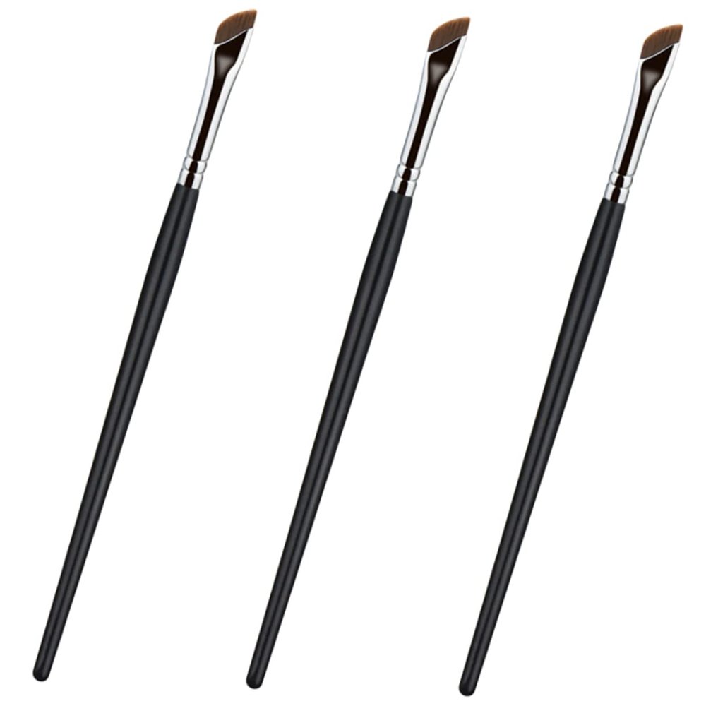 PLAFOPE 3pcs Complete Makeup Kit Brush Liner for Beginners Professionals Soft Faux Bristles