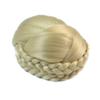 Friggqwe Fake hair Bun hair bag European and American wig bun Double braid bun Hair buns hair piece view 1