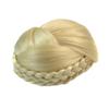 Friggqwe Fake hair Bun hair bag European and American wig bun Double braid bun Hair buns hair piece view 3