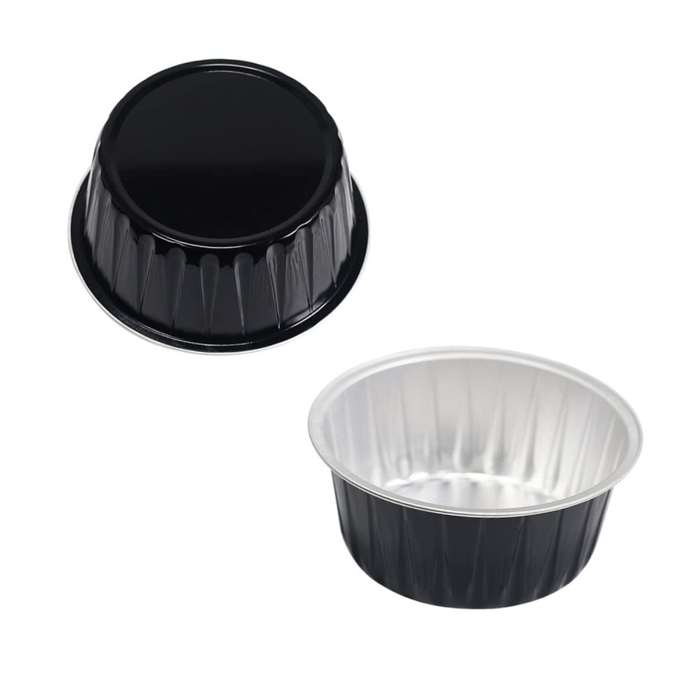 FOMIYES 6pcs Aluminum Foil Melting Wax Bowls Hair Removal Tool for Women Round Shape Wax Bean Containers Sugar Waxing Kit Capacity