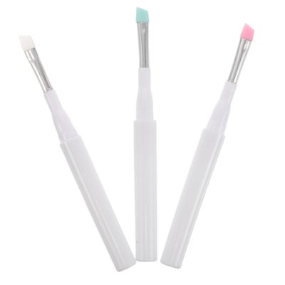 BIUDECO 3pcs Silicone Eyeshadow Brush Dust Cover Caps for Precision Eye Makeup Versatile Eyelash Separation Eye Cream Application Easy to Clean and Reusable