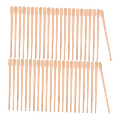 Ipetboom Hair Removal Waxing Sticks Kit 100 Wooden Applicators No Burrs for Nose Eyebrows Body to Use