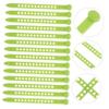 AUTSUPPL Hair Curling Strips 50pcs Random Colors Hot Cold Perm Bars for Home Hair Styling and Salon Use Hairdressing Tool view 3