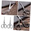 AUTSUPPL 2pcs Eyebrow Scissors for Women Small Scissor Beauty Stylish Stainless Steel Eyebrow Trimmers view 4