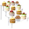 GRIRIW Acrylic Display Stand, 4-Tier Detachable Shelf Model Storage Rack view 3