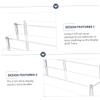 GRIRIW Acrylic Display Stand, 4-Tier Detachable Shelf Model Storage Rack view 4