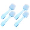 Ipetboom 4pcs Nail Brushes for Nail Art Hand Fingernail Cleaner Brush Facial Cleaning Dust Cleaner Manicure Cleaning Tools view 1