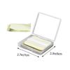 NOLITOY Facial Oil Control Sheets Green Tea Infused Paper Blotting Paper for Oily Skin 1 Set Puff view 2