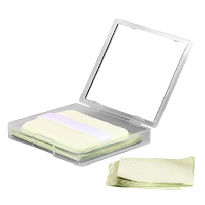FRCOLOR 1set Oil Blotting Sheets for Oily Puff Tea Facial Oil Absorbing Paper for Men Women Convenient Makeup Removal Daily Use
