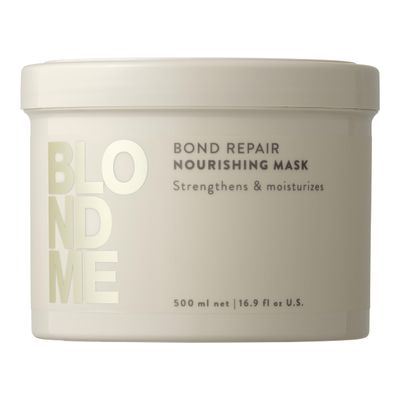 BlondMe Bond Repair Nourishing Mask for Blonde Hair, 16.9 Fl Oz | Intensive Hair Treatment | Adds Moisture and Softness |For Blonde, Lightened, & Grey Hair
